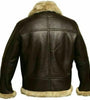 RAF Aviator B3 Shearling Sheepskin Leather Bomber Jacket For Men