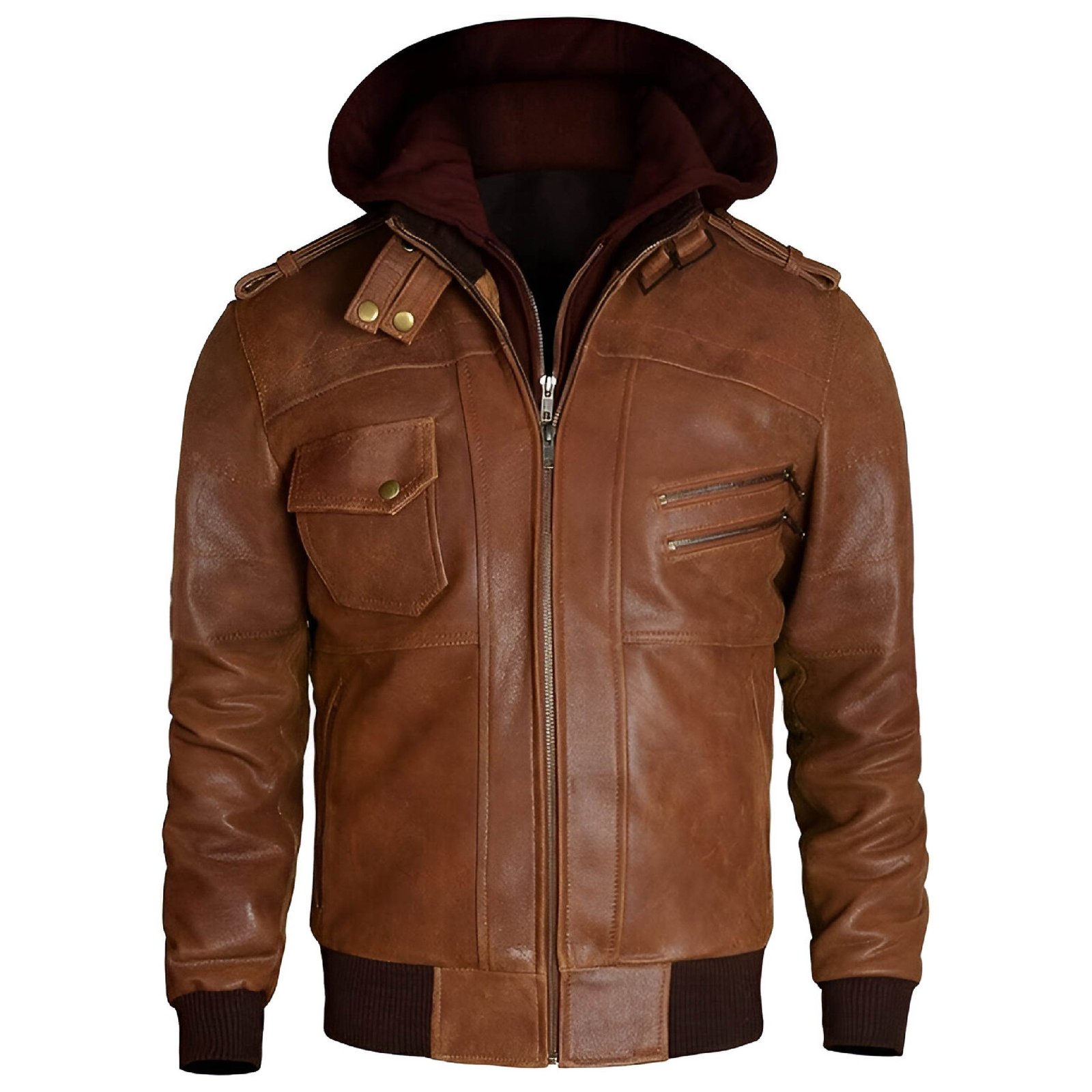 men cafe racer leather jacket USA