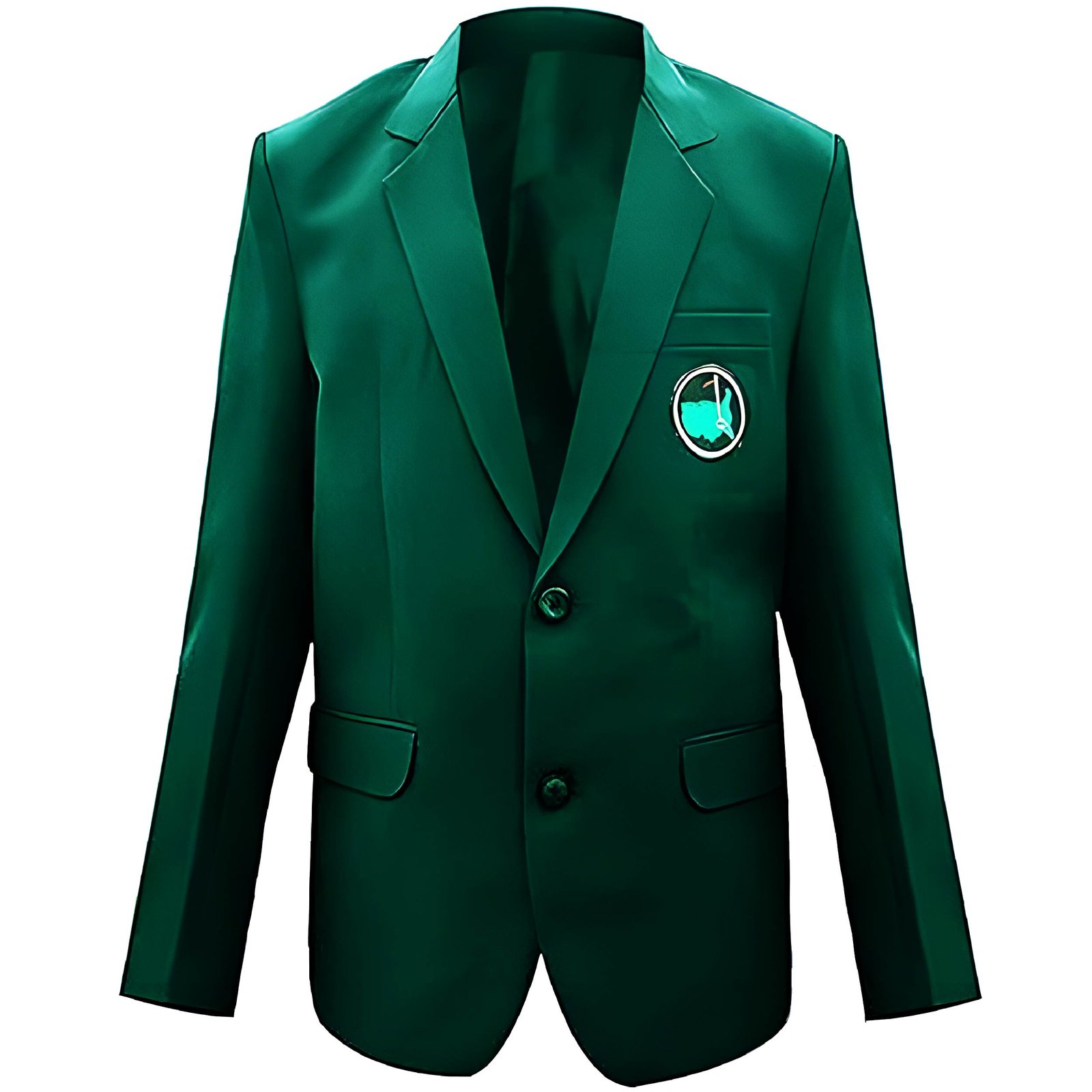 Mens green golf blazer premium cotton sports coat
