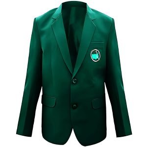 Men’s Green Golf Blazer – Premium Cotton Sports Coat Jacket